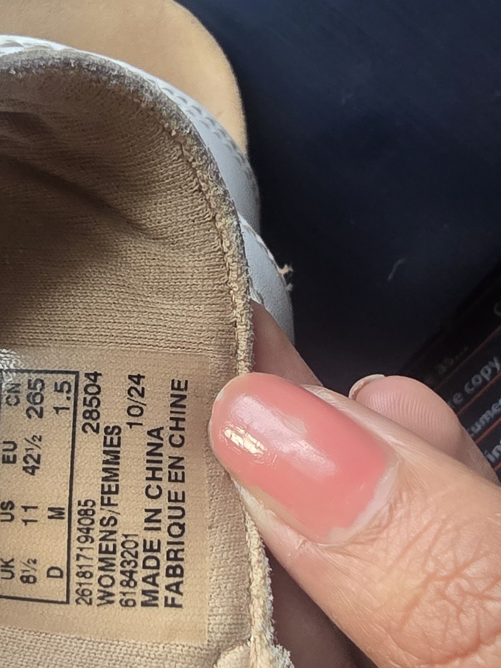 Clarks White Women's Strappy Comfort Sandals - Picture 4 of 4